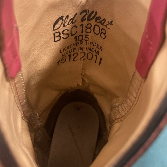 Girls western boots - Picture 3 of 5